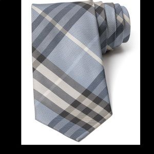 Men’s Burberry London Necktie In Mineral Blue NWT